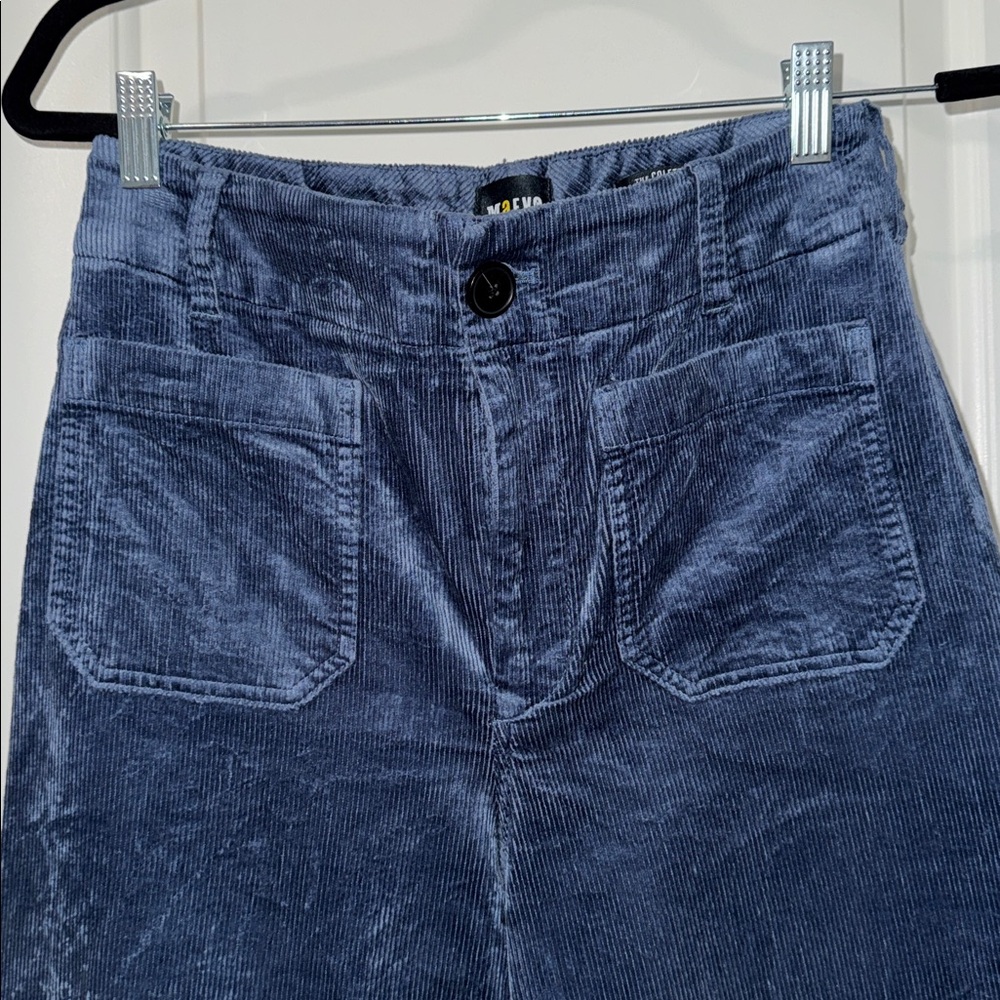 Anthropologie The Colette Corduroy Crop Wide-Leg Pants by Maeve